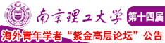 看肏逼视频南京理工大学第十四届海外青年学者紫金论坛诚邀海内外英才！